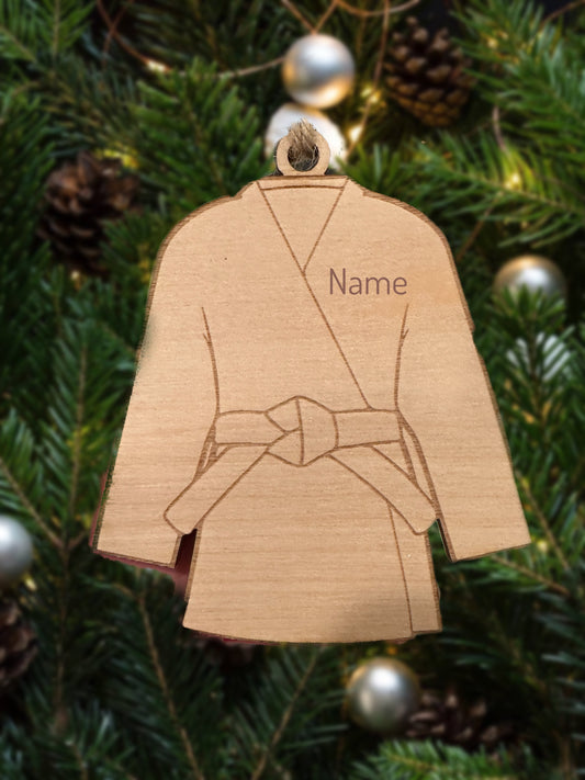 Personalized Martial Arts Ornament