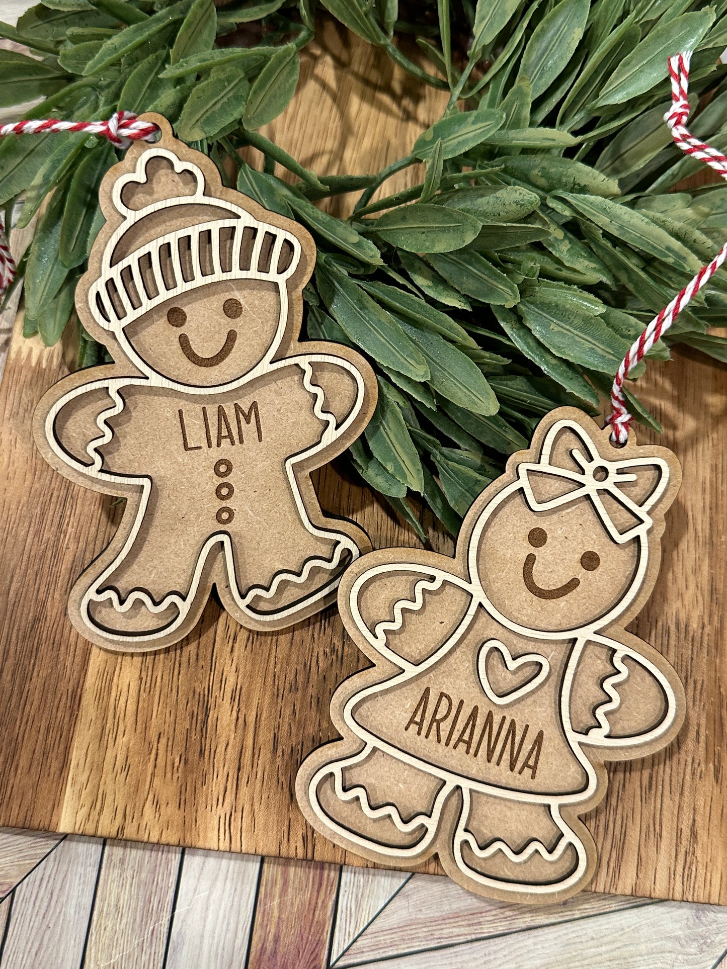 Personalized Gingerbread Ornament