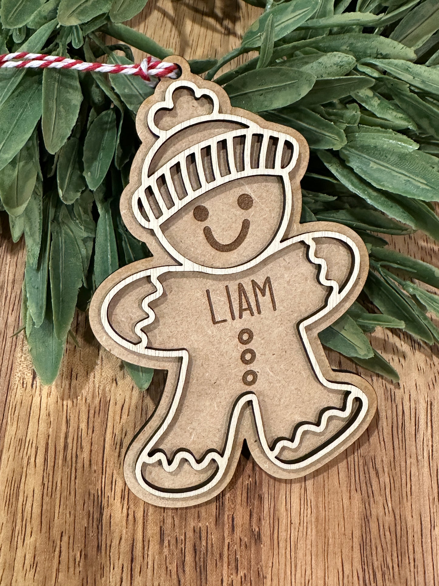 Personalized Gingerbread Ornament