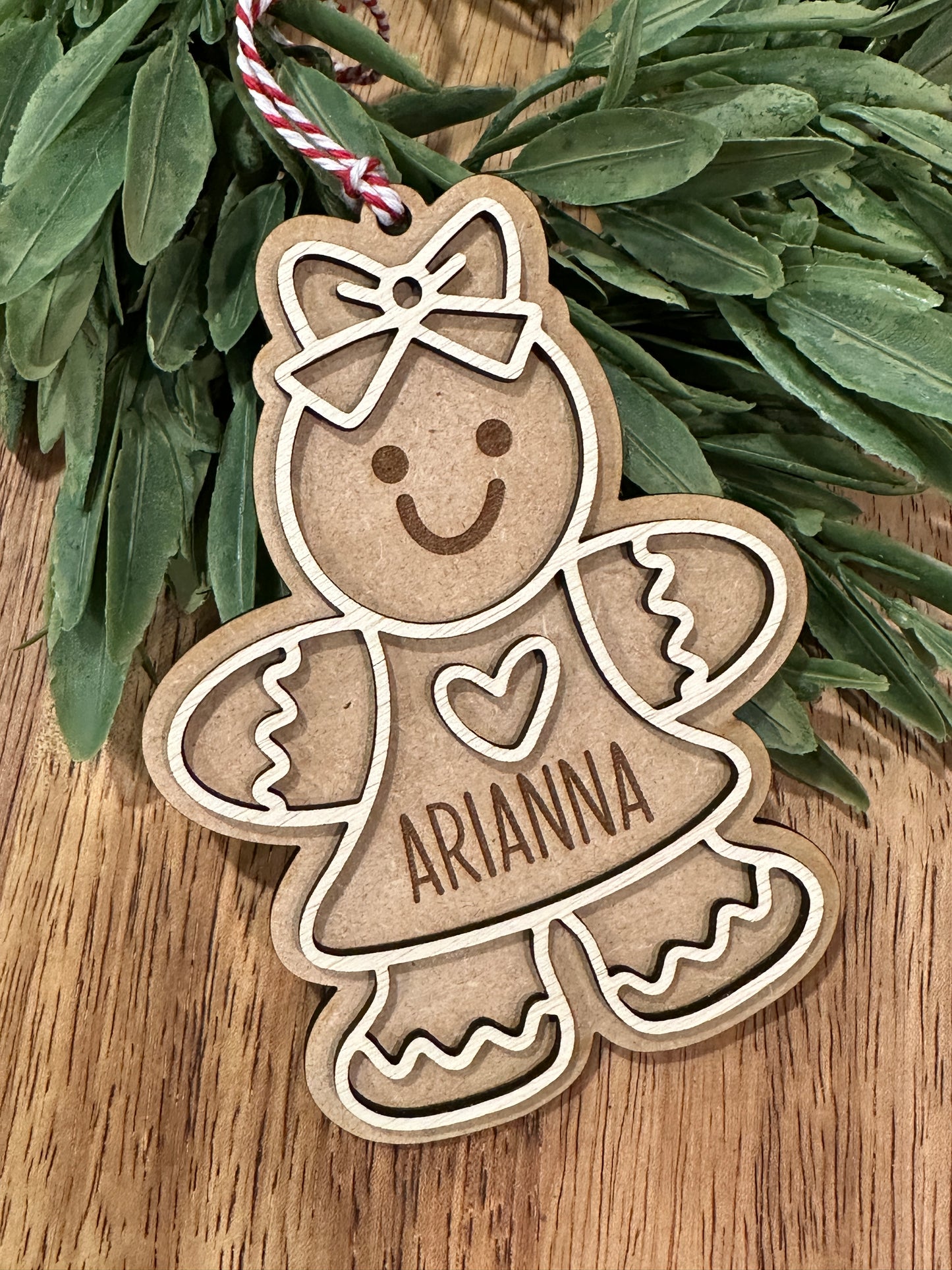 Personalized Gingerbread Ornament