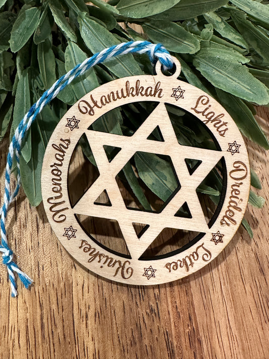 Star of David Hanukkah Ornament