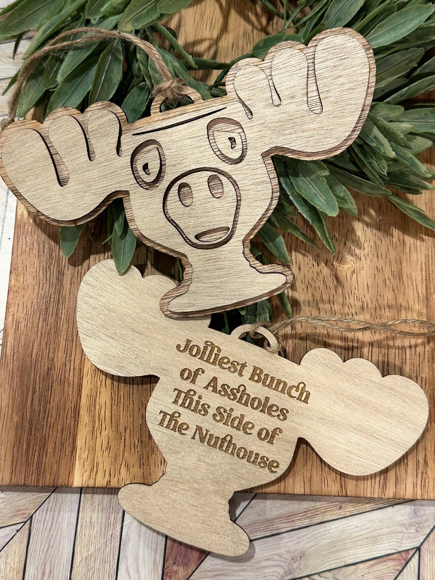 Moose Nuthouse Ornament