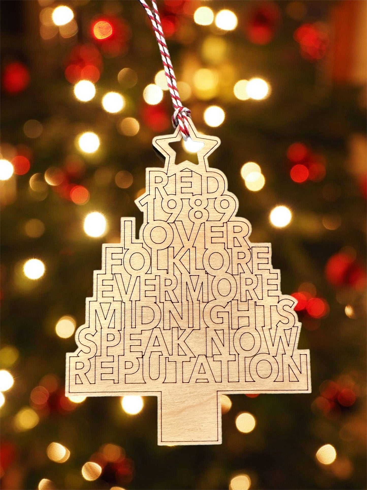 TS Eras Tour Ornament (Solid)