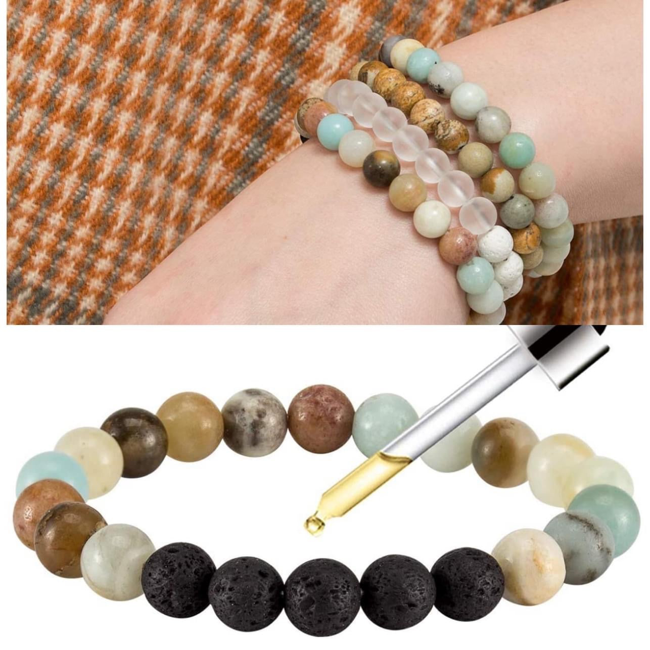 Lava Stone Oil Diffuser Bracelet