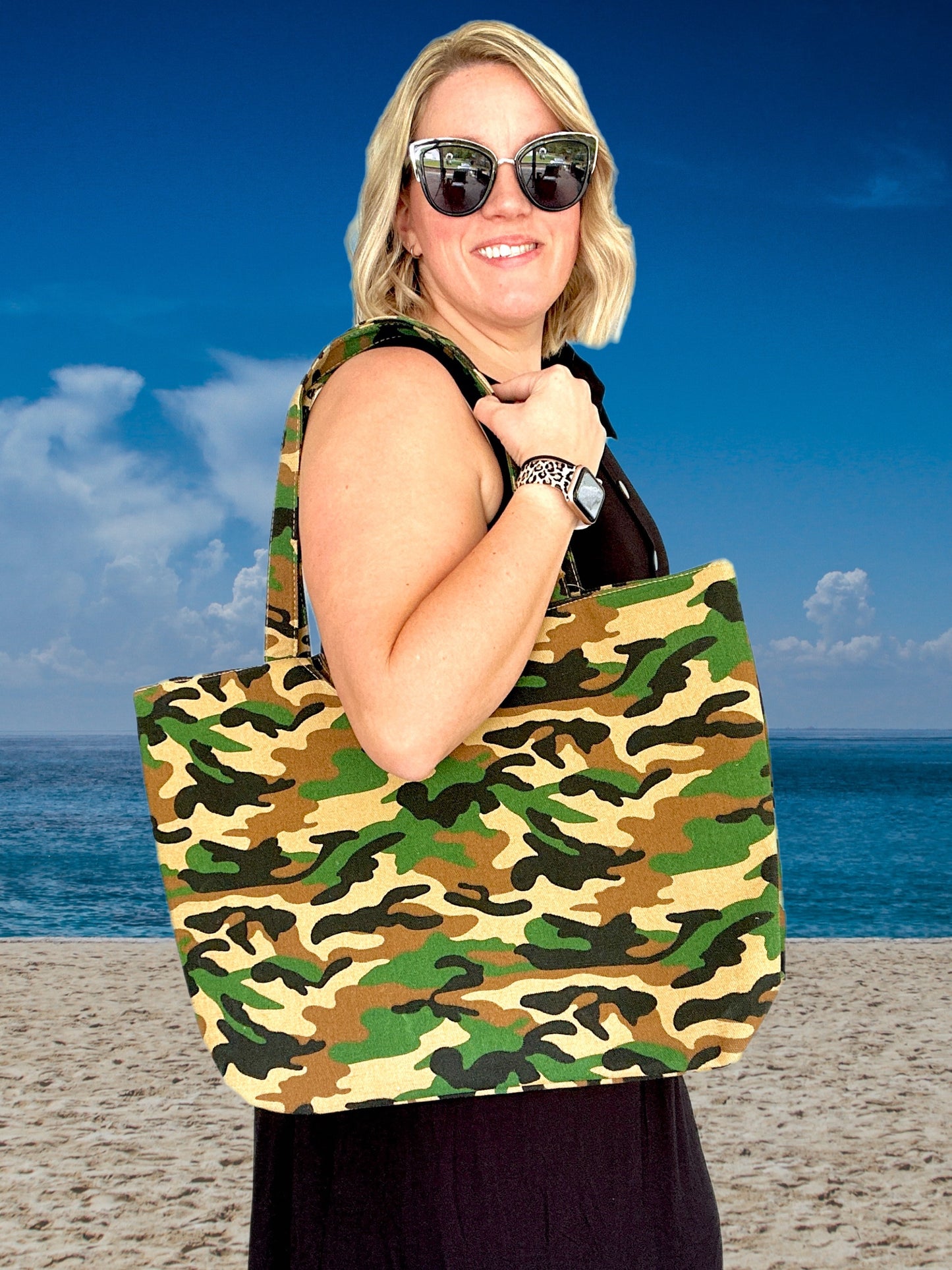 Large Camouflage Tote