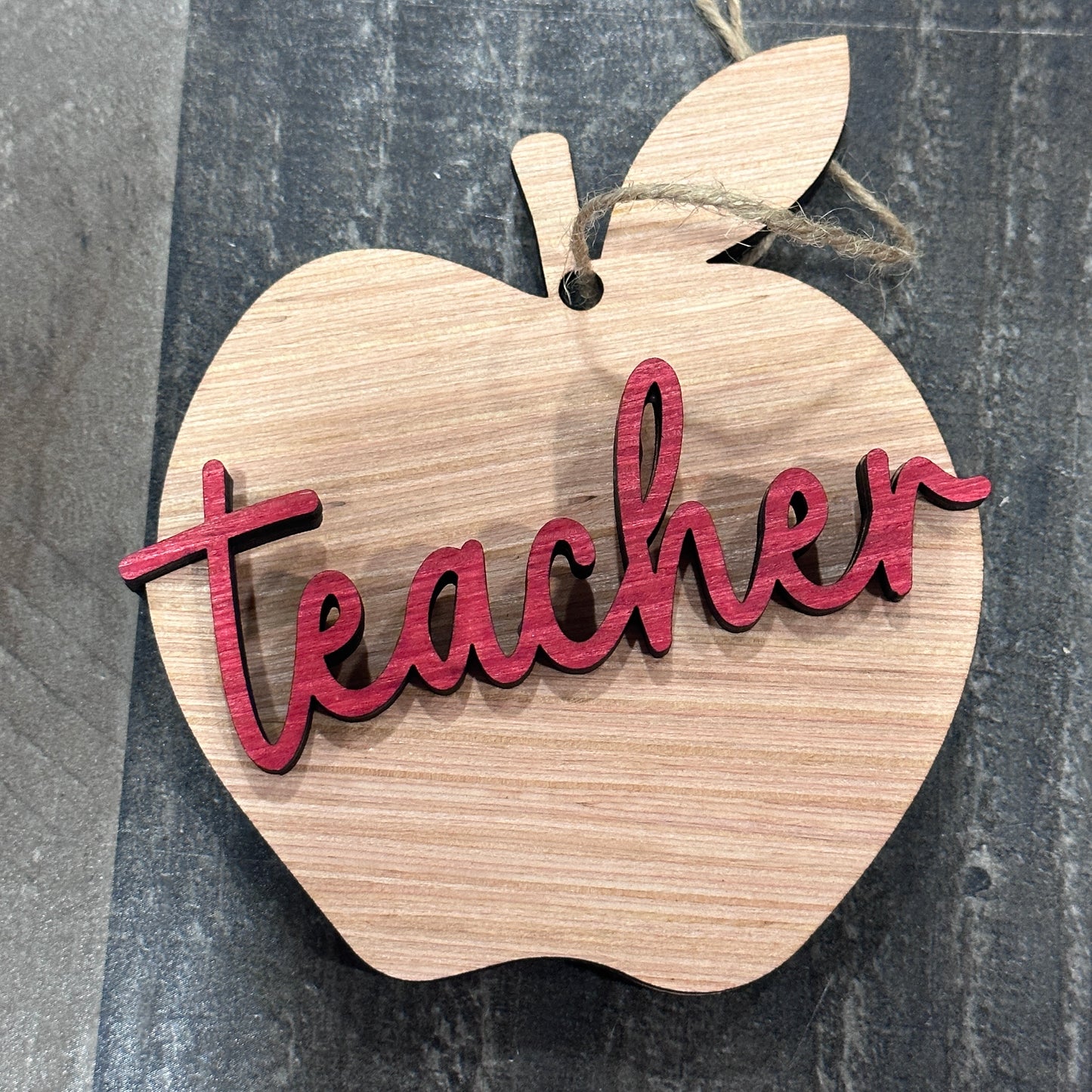 Apple Teacher Gift Card Holder