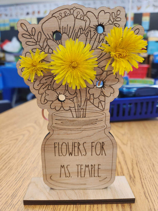 Personalized Flower Holder