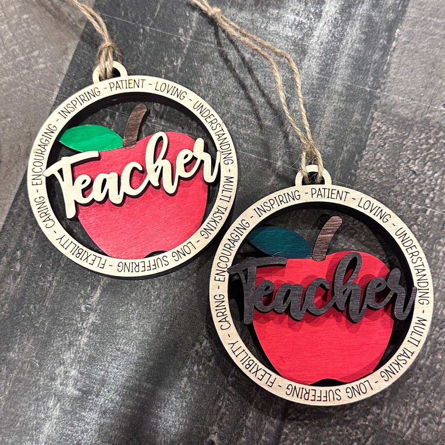 Teachers Apple Ornament