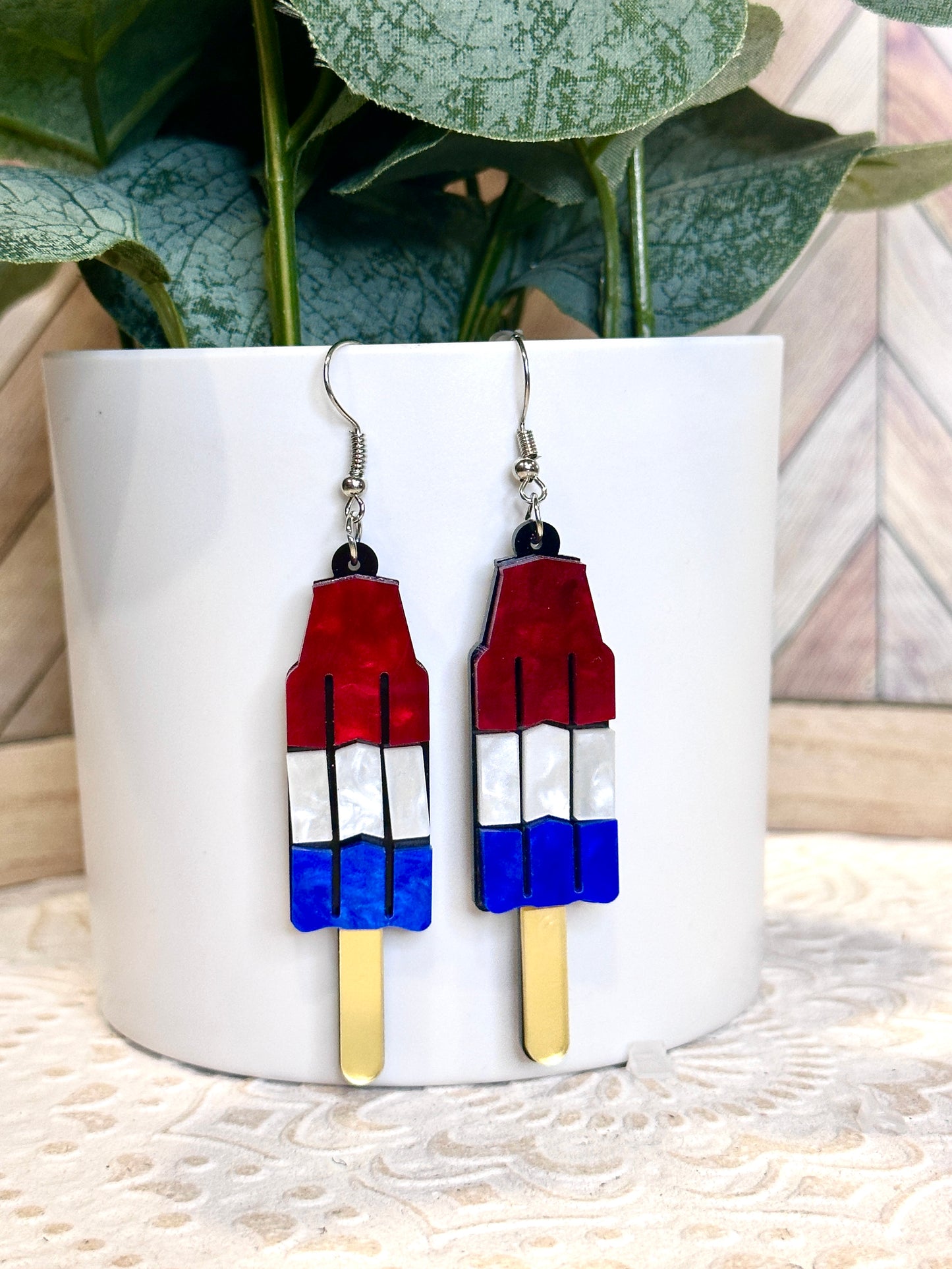 Americana Acrylic Earring