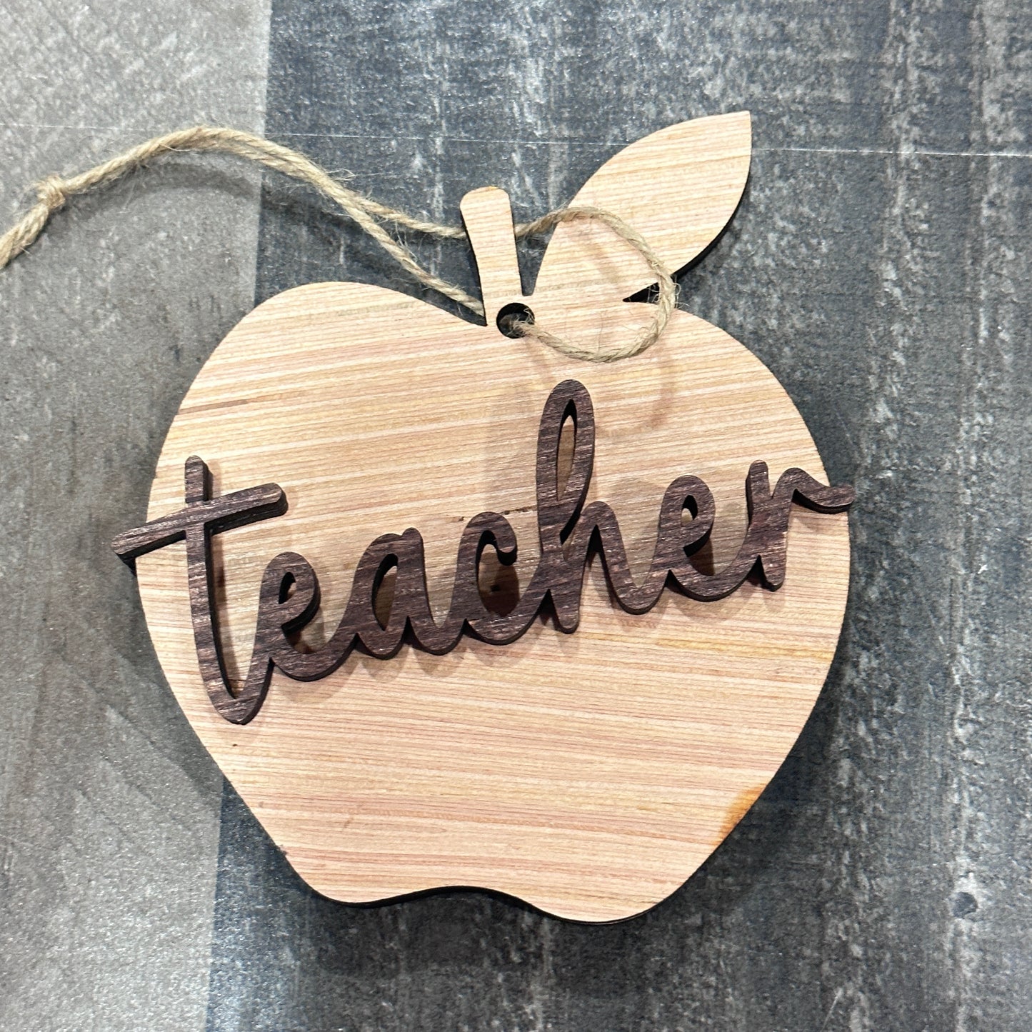 Apple Teacher Gift Card Holder