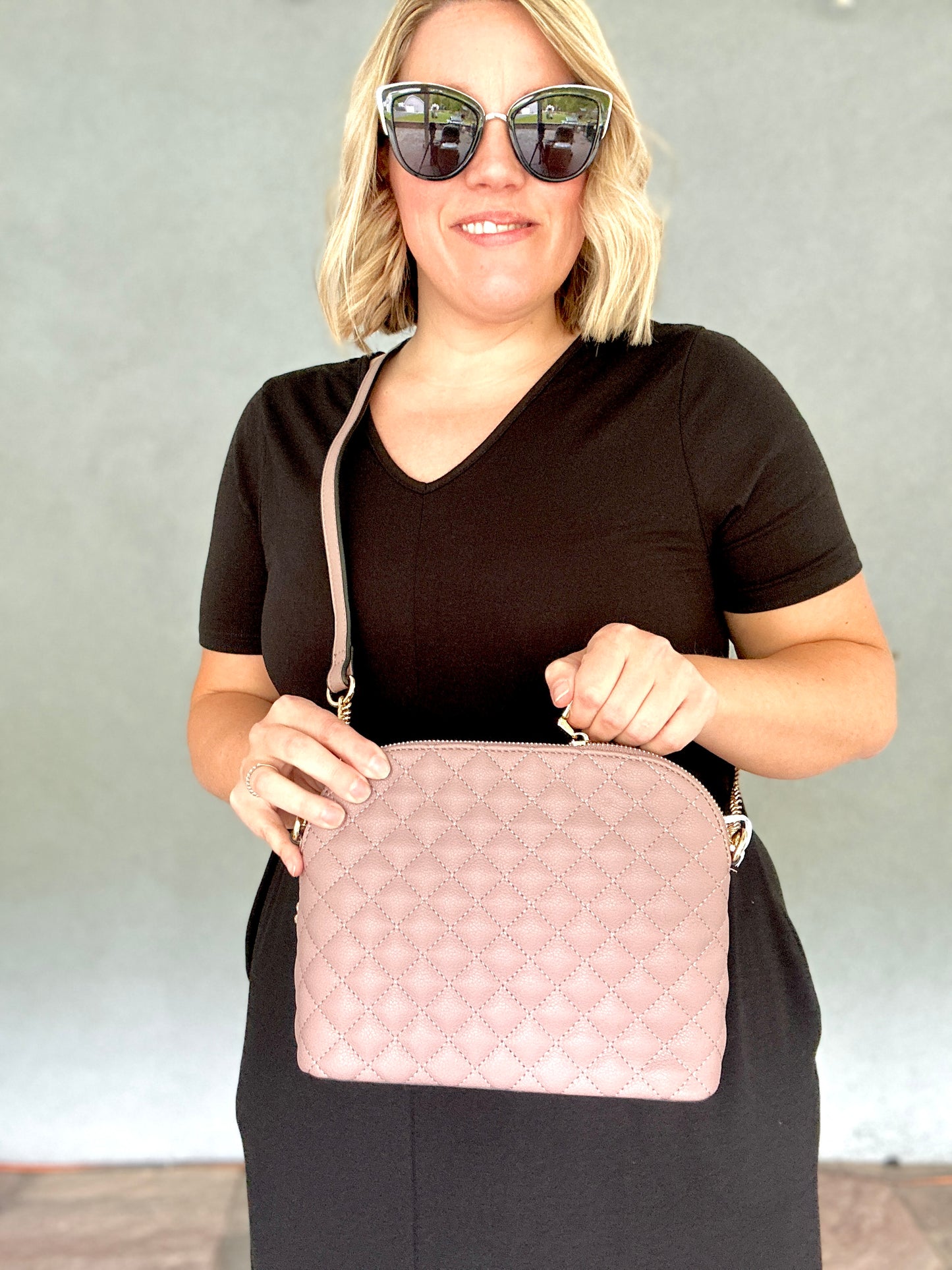 Quilted Crossbody Purse