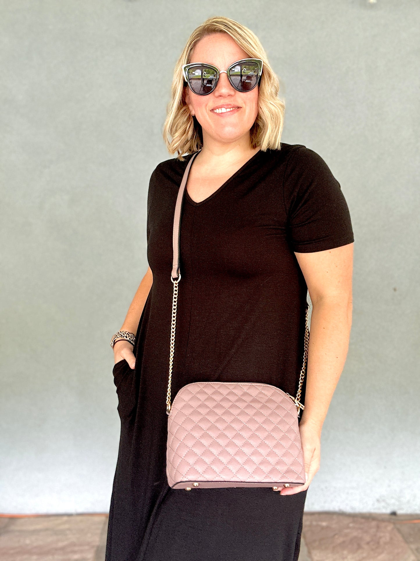 Quilted Crossbody Purse