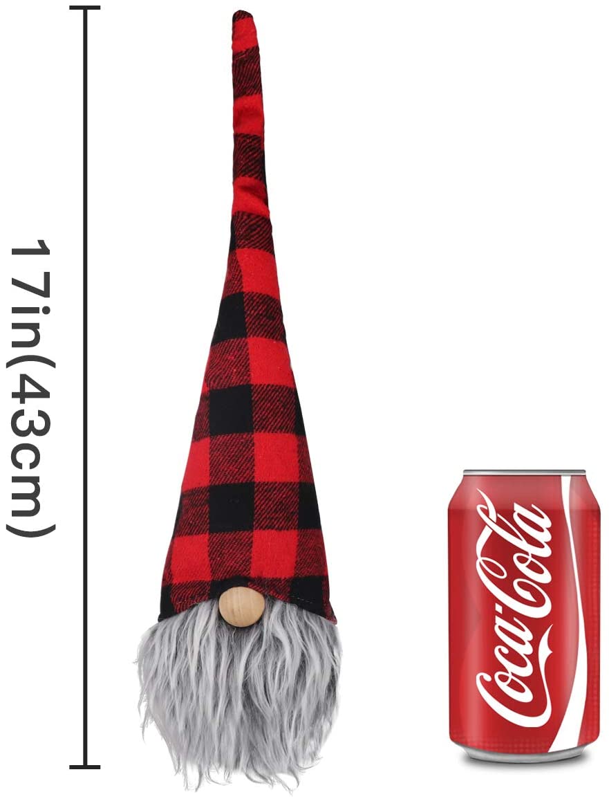 Plaid Hat Plush Gnomes - Set of 2