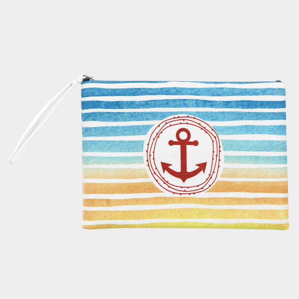 Sunset Anchor Tote & Wristlet
