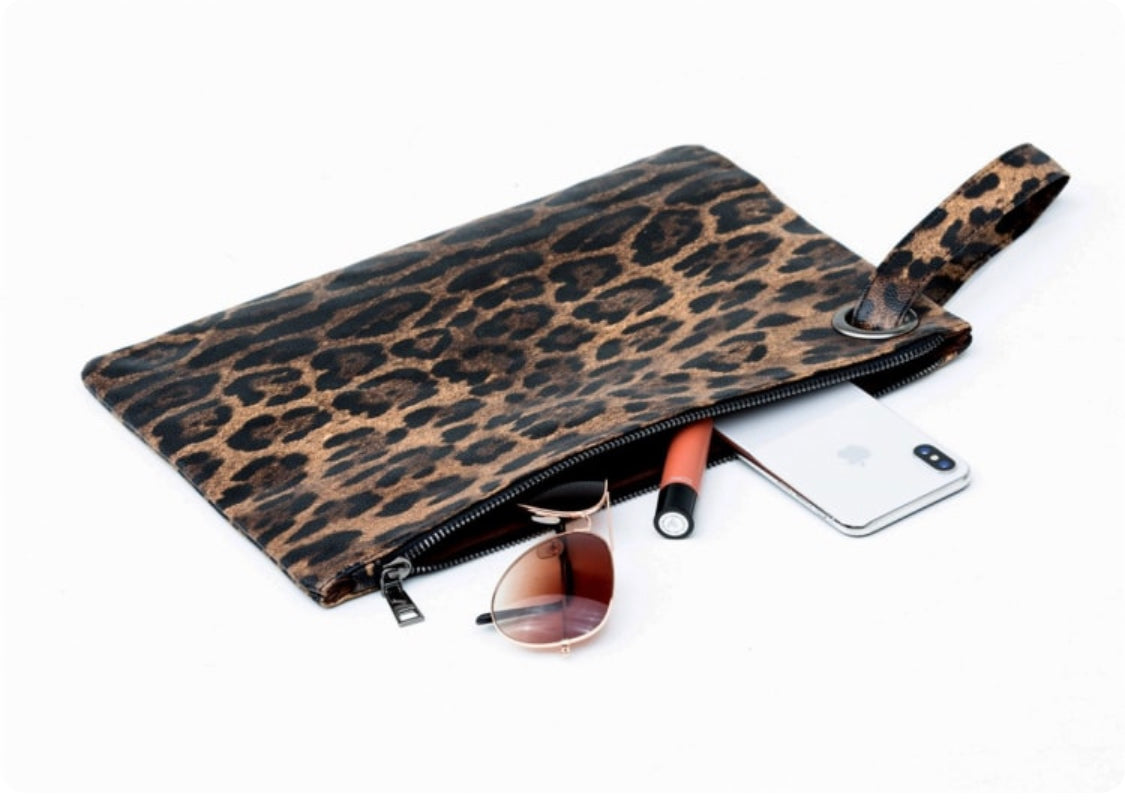 Leopard Oversized Clutch