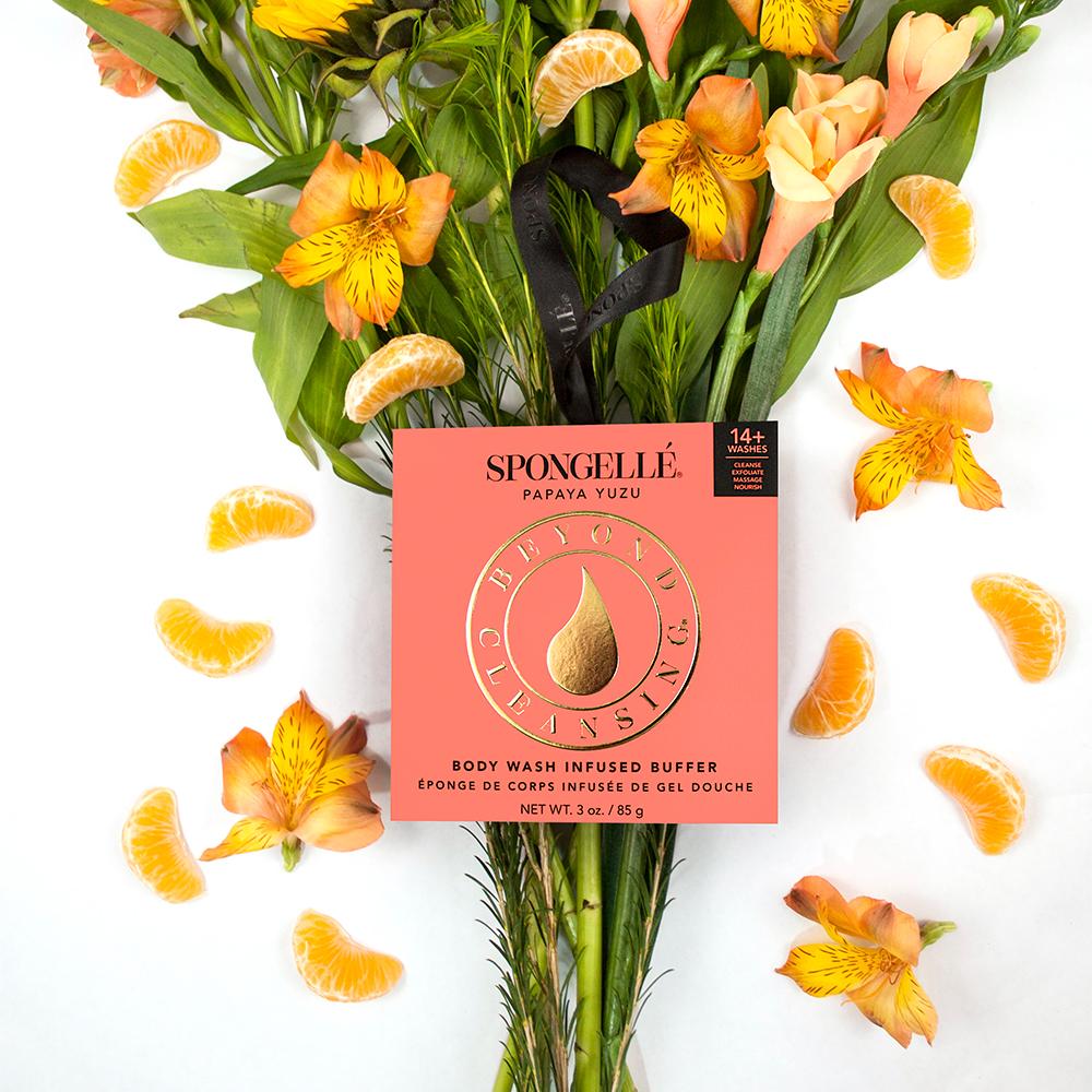 PAPAYA YUZU | VEGAN-FRIENDLY BOXED FLOWER Spongellé