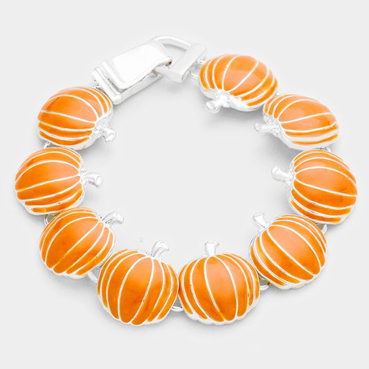 Pumpkin Link Bracelet