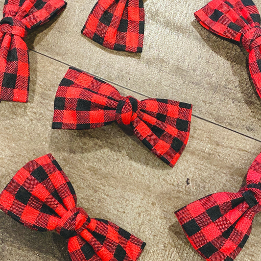 Buffalo Plaid Bow