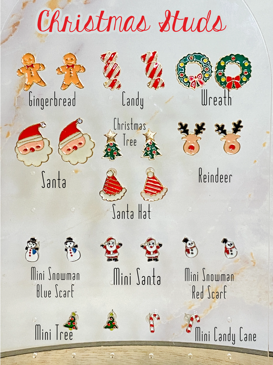 Christmas Stud Earrings