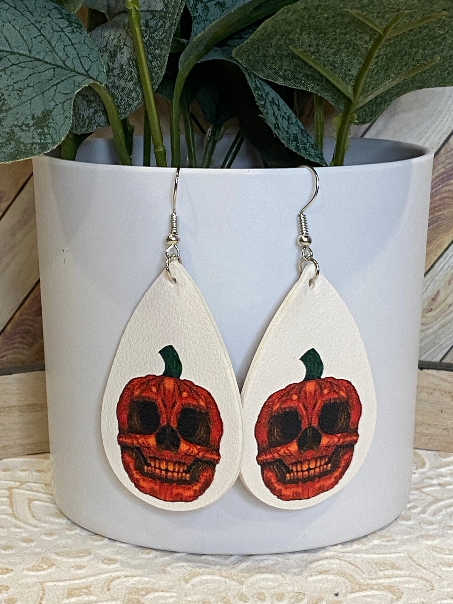 Halloween leather Earrings