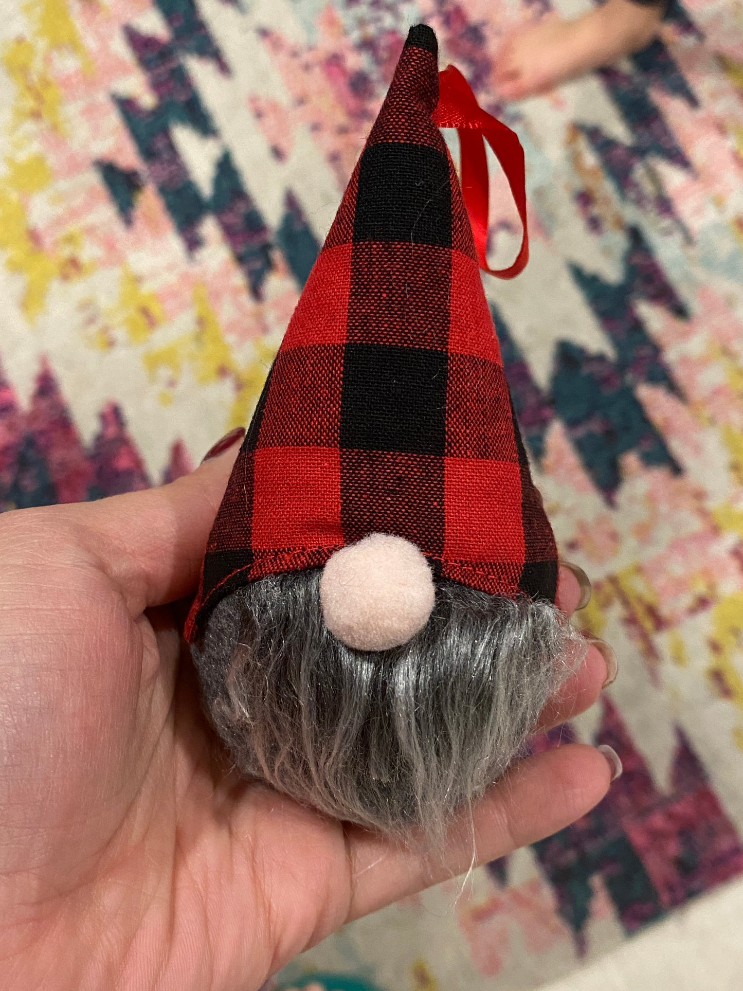 Plush Gnome Ornament