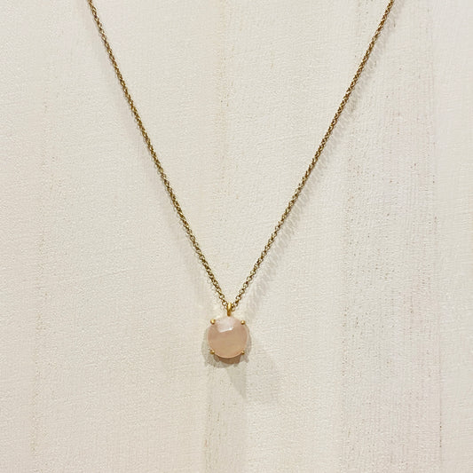 Rose Stone Necklace