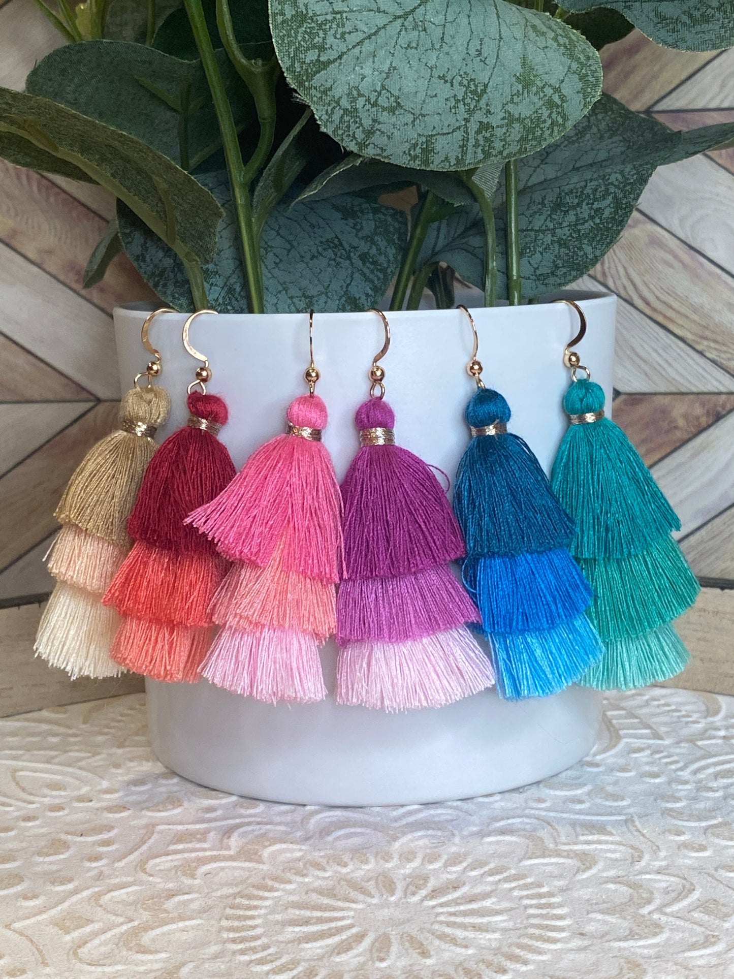 Ombré Tassel Earrings