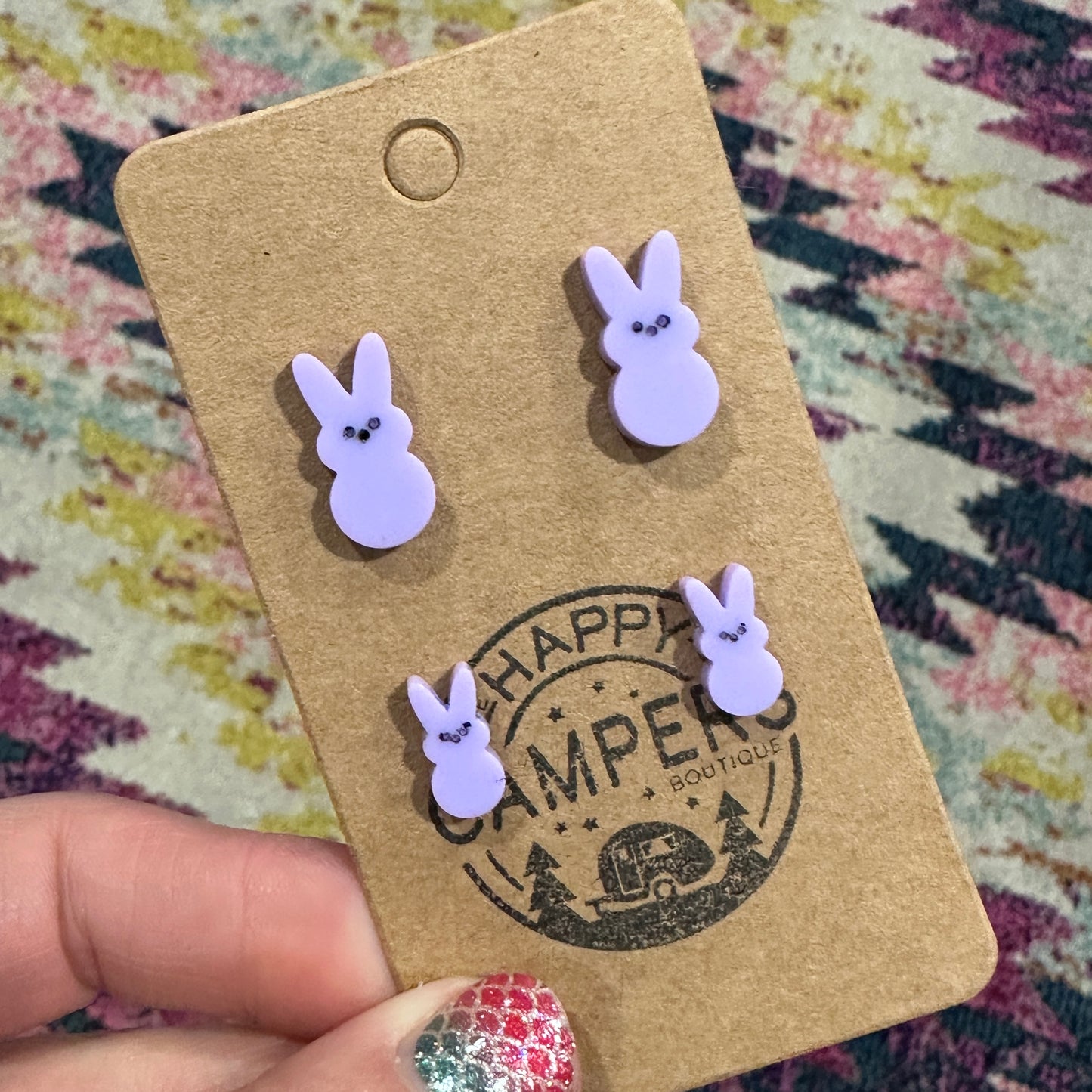 Mommy & Me Peep Stud Set