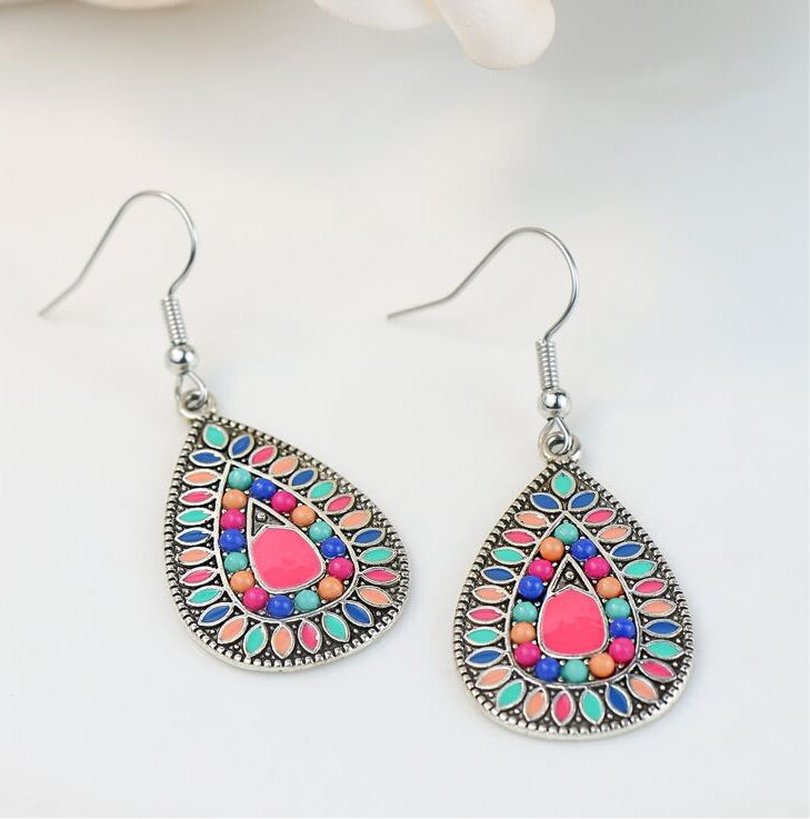 Pink Mosaic Dangle