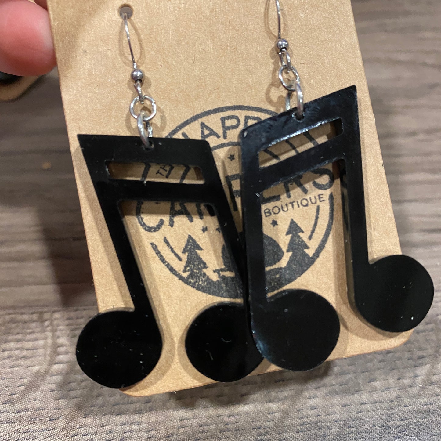 Music Notes Dangle Earrings