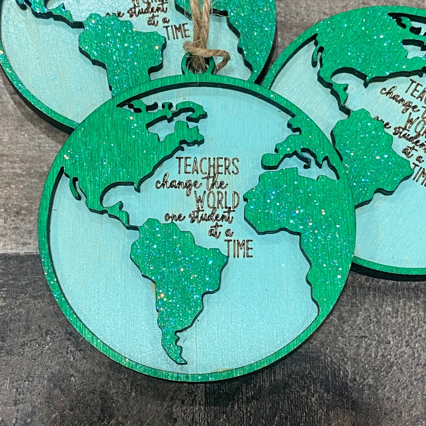 Teachers Change the World Ornament