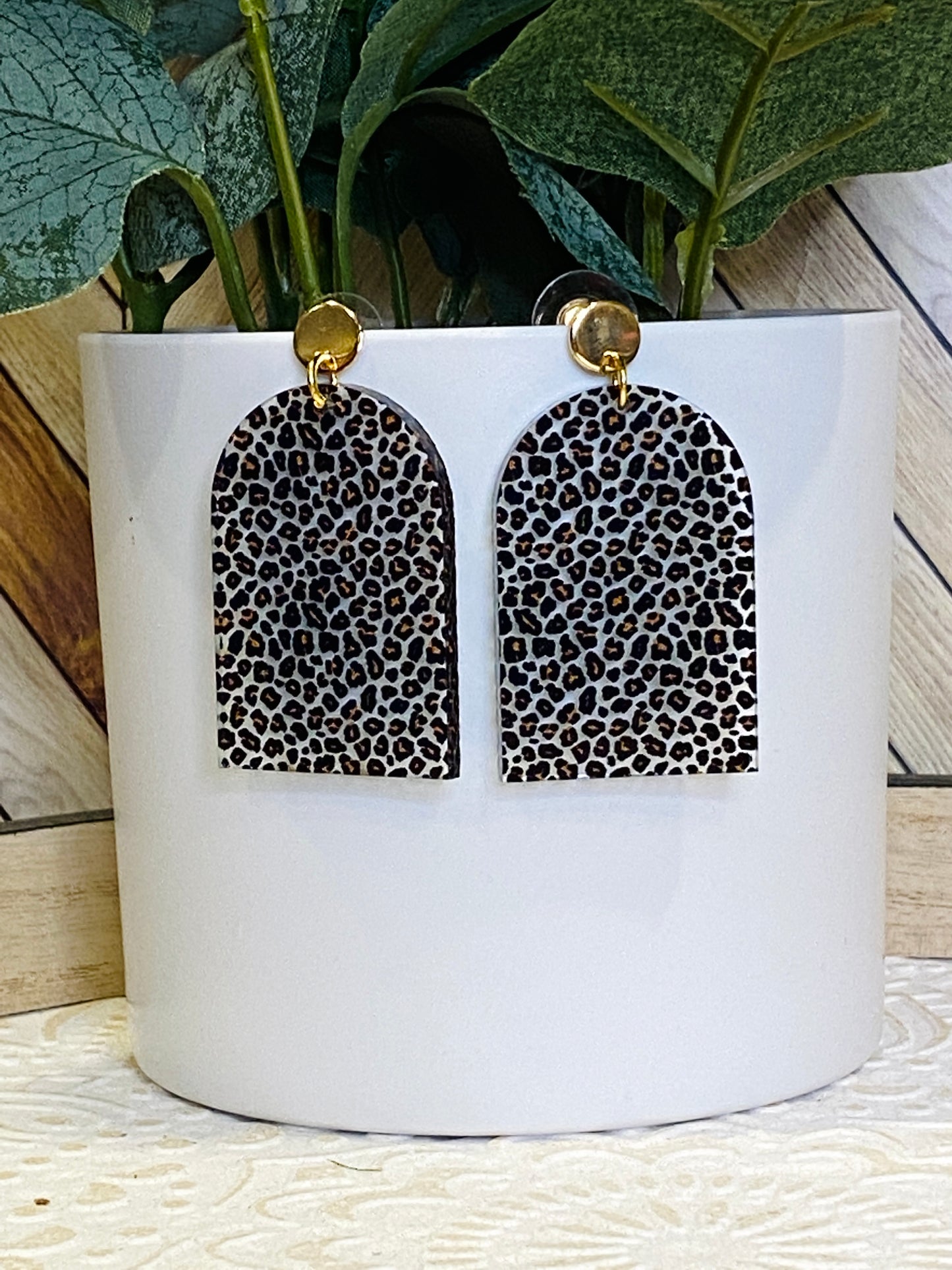 Boho Arched Dangle Studs