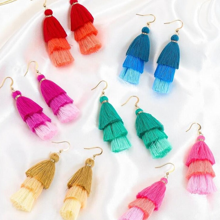 Ombré Tassel Earrings