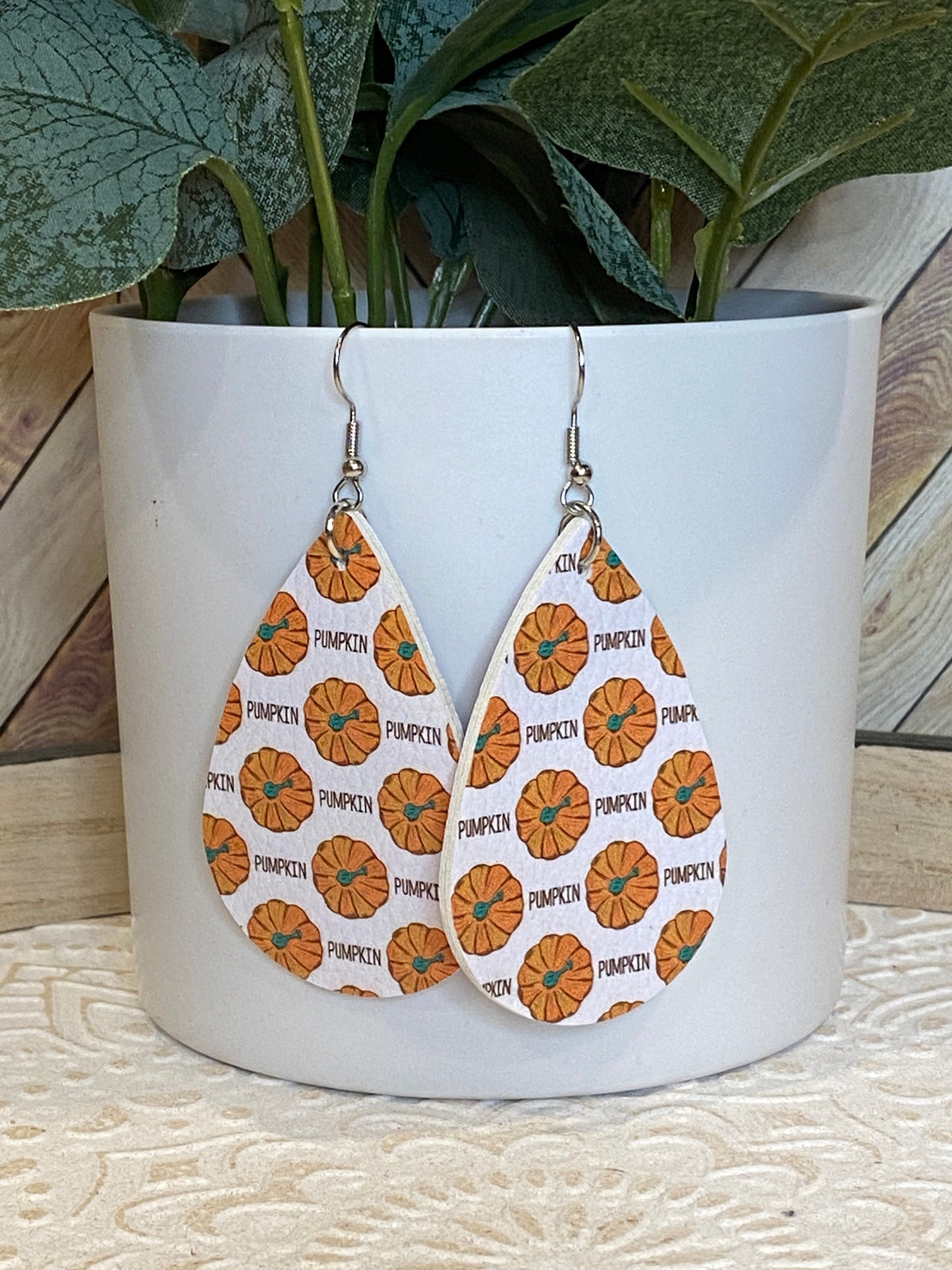 Fall Leather earrings