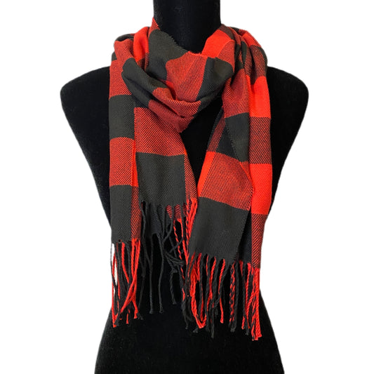 Red Plaid Scarf