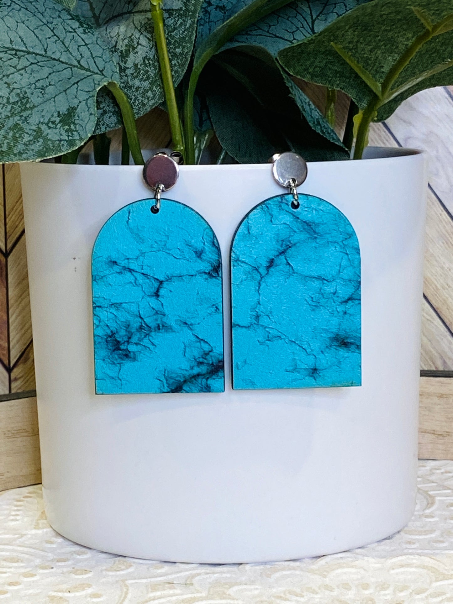 Boho Arched Dangle Studs